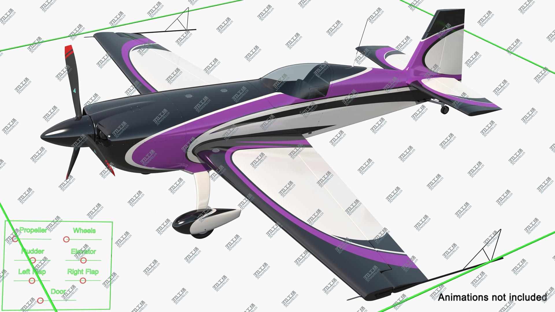 images/goods_img/202104093/3D Aerobatic Monoplane Aircraft Rigged model/4.jpg